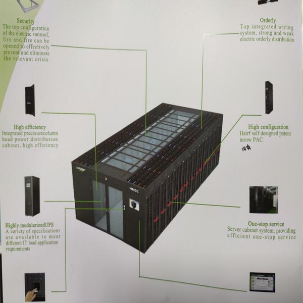 ISO CCC Smart Rack Data Center / 10.5kw CCU Data Center For IT Rack Servers