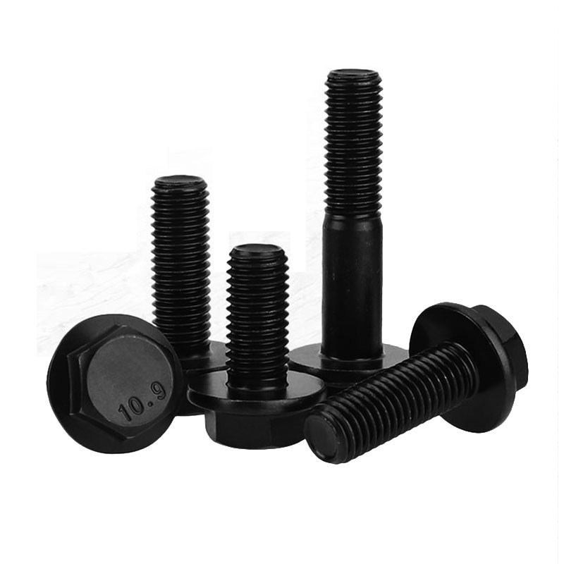 High Strength DIN6921 Carbon Steel 8.8 Grade Galvanized Outer Hexagonal Head Flange Screw