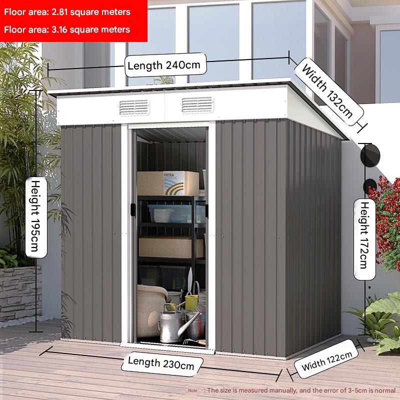 Park Steel Garden Storage Room for Maximum Space Utilization