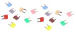 Withstand Capacity Mini Blade Car Fuses Fast Acting 40A Current Rating