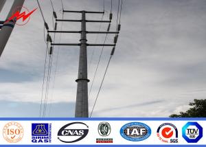 China Transmission Line Hot Rolled Coil Steel Power Pole 33kv 10m Electric Utility Poles wholesale