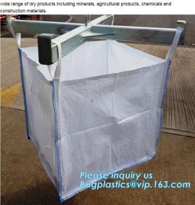China PP woven big bag for firewood, for sand, for grains etc.500kg 1000kg 1200kg 1500kg 2 ton,Flat bottom open mouth virgin P wholesale