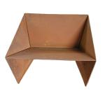 Garden Wood Burning 3mm Thick Outdoor Steel Fire Pit Assembly Required