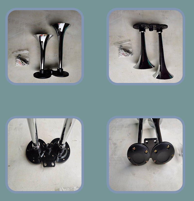 High Quality Auto Parts Long Tube Air Horn Speaker Plastic Horn Truck Compressor