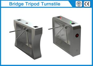 China Automatic Waist Height Swing Tripod Turnstile Gate 304 Stainless Steel Bi Directional wholesale