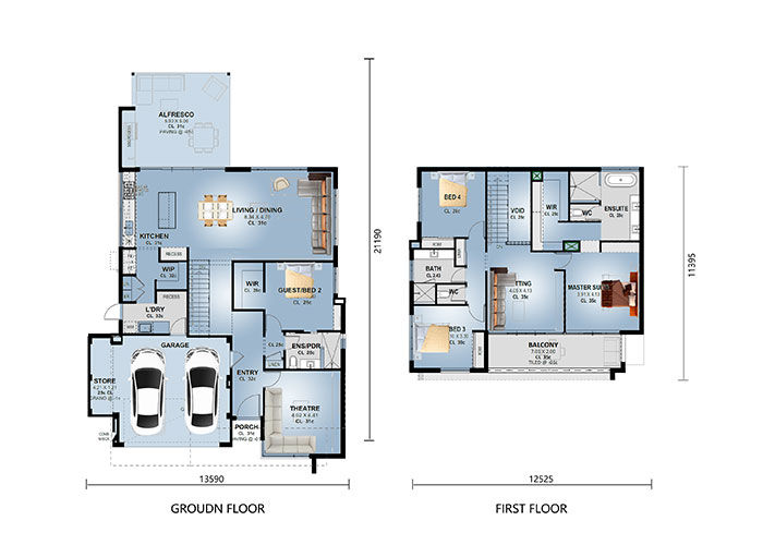 Luxury Villa Real Estate Prefabricated Houses Australian Stander Light Gauge Steel Framing