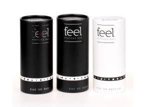 China Perfume Cardboard Tube Packaging , Custom Cylinder Container wholesale