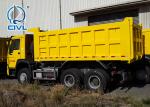 Green 6 x 4 Styre Heavy Duty Dump Truck Muck For Dumping Muck In City