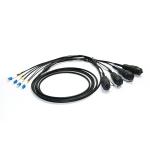 Fullaxs Duplex LC CPRI Optical Armored Fiber Cable BBU To RRU