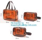 PVC multi function cosmetic case, PVC Transparent Women Travel Costmetic Bag