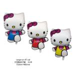 Custom Design Shaped Mylar Pink Lollipop Shape Foil Balloon hello kitty foil