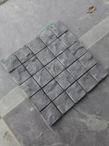 China Chinese Light Grey basalt Cube Paving Stone wholesale