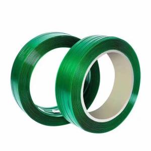 China Logistics PET Packaging Strap Green Polyester Full Size Plastic Steel Packing Belt wholesale
