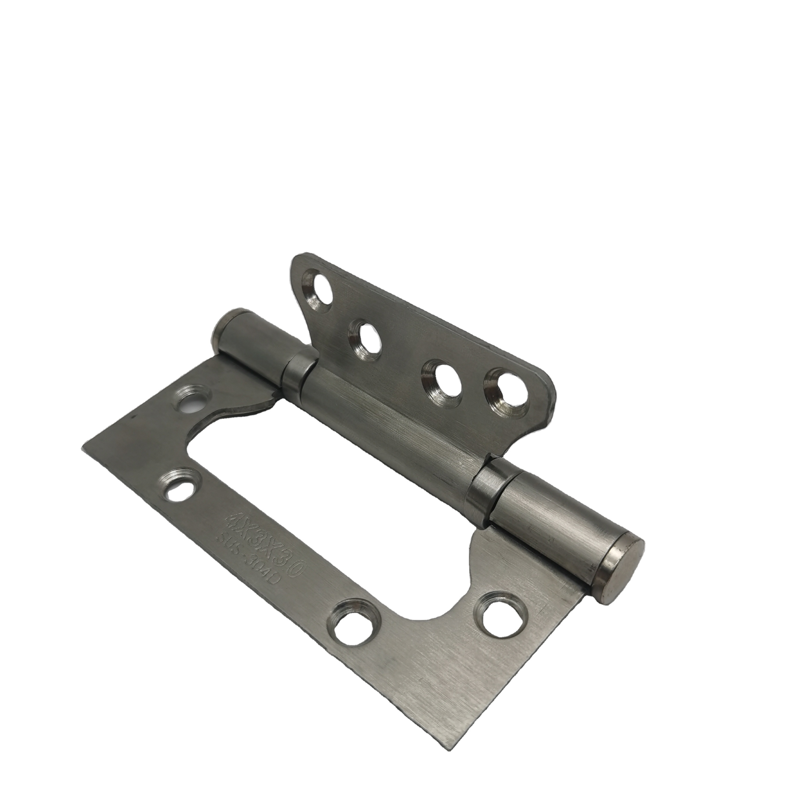 Butterfly Stainless Steel Hinge For Non Mortise Door 4 Inch Opening Angle 0-180 Degree