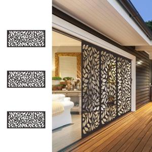 China Stainless Steel Folding Screen Still Luxury Gold Laser Cut Privacy Cabinet Partition For Living Rattan Room wholesale