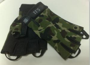 China Airsoft Paintball Military Combat Gloves , Half Finger Workout Gloves Breathable wholesale