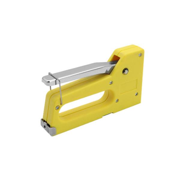 Industrial Strength Heavy Duty Manual Plastic Staple Gun Hand Tacker for