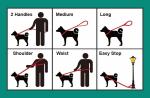 Soft Handle Waterproof Dog Leash , Nylon Hands Free Dog Leash High Flexibility