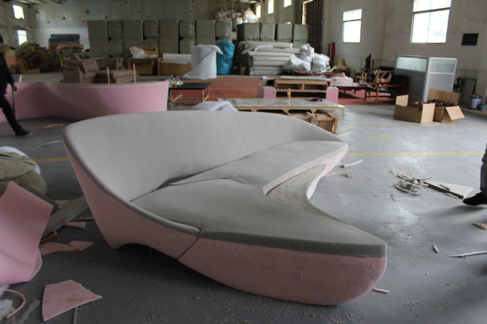 Moon sofa from Moon system sofa by Zaha Hadid