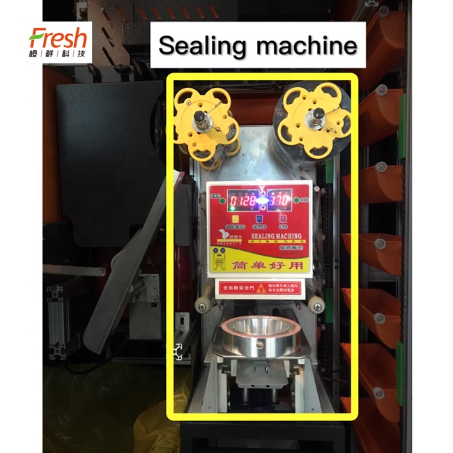 Fresh Orange Juice Vending Machine Smart Extractor Customized Color