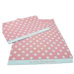 Recyclable Pink Compostable T Shirt Bags , 100% Biodegradable 9x12 Poly Bags