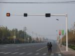 7M Octagonal Tapered 6mm Thickness Highway Traffic Light Pole For Road Traffic