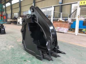 China Q345B Excavator Hydraulic Thumb , Graptor Bucket For CAT320 wholesale