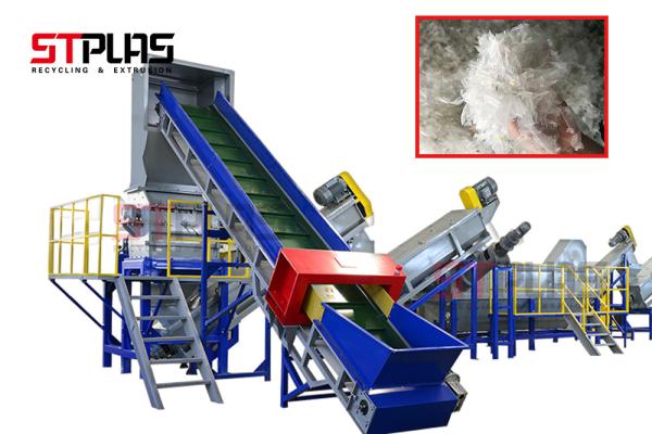 Automatic Plastic Bags PP PE Film Washing Line Waste CE ISO SGS Certification