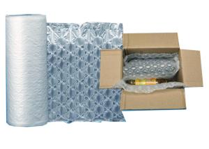 China Reusable 20um Inflatable Air Bubble Wrap Air Pillow Film Roll wholesale