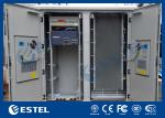 IP55 Base Station Cabinet , Outdoor Data Cabinet With Rectifier System PDU