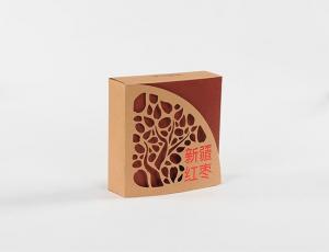China Chocolate Candy Cookie Packaging Boxes Rectangular Brown Cardboard Food Boxes wholesale