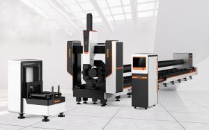 China 6KW/12KW CNC Fiber Laser Cutting Machine for Round and Square Tubes,H &amp; I Beams wholesale