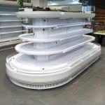 multideck display fridge Open Air Display Cooler For Vegetable Fruit