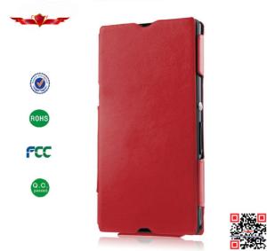 China Ultra Thin Import Italy Flip Leather Cover Case For Sony Xperia Z Ultra XL39H Multi Color wholesale