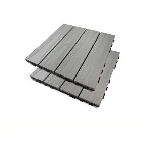 China 30x30mm Wood Plastic Composite Floor Panel Gray Stitched Building Outdoor Board WPC Plank Balcony wholesale