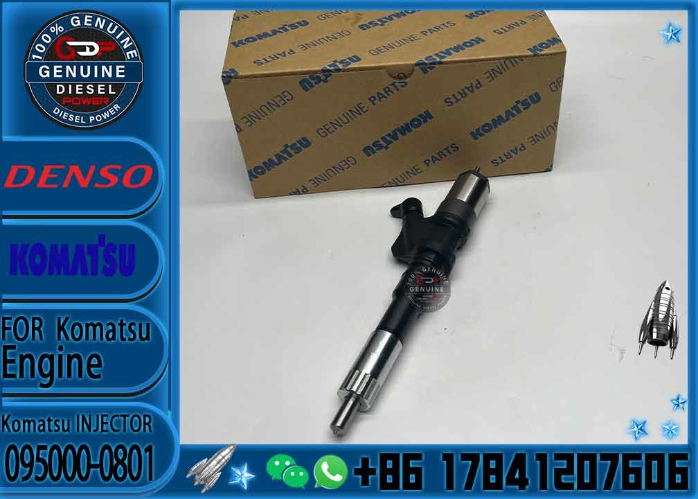 Diesel Fuel Engine Injection Injector Nozzle Common Rail Injector 095000-0800 095000-0801 6156-11-3100 For Komatsu Excav