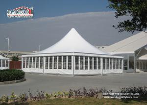 China White PVC Pagoda High Peak Tents 3x3m 5x5m 6x6m 8x8m For Parties wholesale