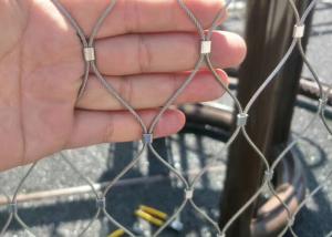China SS316 Architectural Stainless Steel Wire Mesh 1.2-3.2mm Diameter For Building wholesale