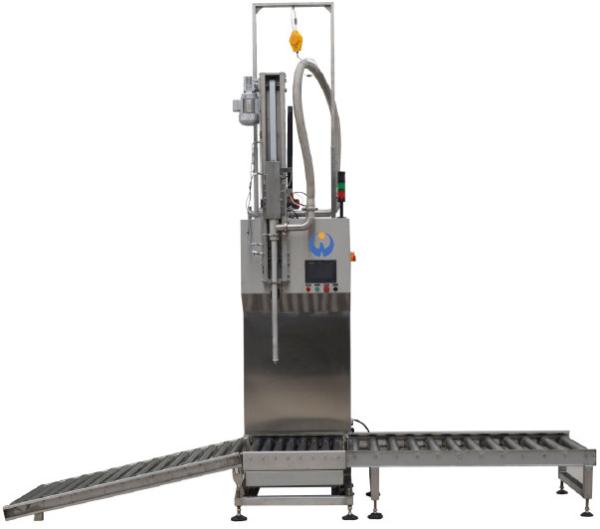 50-300L chemical liquid filling machine Weigh Based Liquid Filling Machine semi