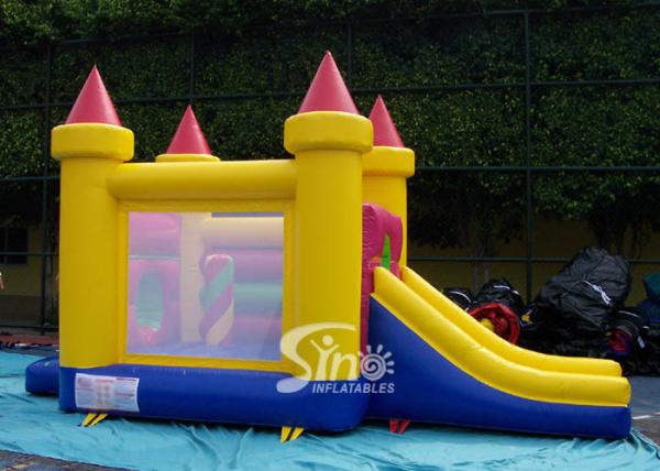 4in1 indoor kids party small bouncy castle made of lead free material from Sino