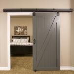 Unfinished Interior Sliding Barn Doors 2.1m Height Soundproof