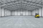 8M Height PVC Warehouse Storage Tent Anti-ultraviolet A-Shaped Roof Top Style