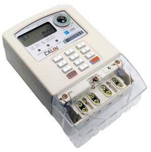 China Single Phase 2 Wire STS Prepaid Meters Emergency Credit Prapayment Enery Meter Settings wholesale