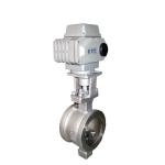 Stainless Steel AC220V Electric Proportional Control Valve PTFE Seal Flange