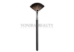 China Small Fan Private Label Makeup Brushes Soft Smooth For Sweeping / Sculpting wholesale