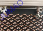 High End Stainless Steel Mesh Shower Curtain , Semi Open Mesh Shower Curtain