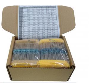 China Metal Film Resistors Chip Assorted Pack Kit Set Lot Assortment Kits 2600pcs/Lot 130 Values 1/4W 0.25W 1% wholesale