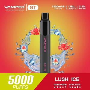 China 62G 13ML Disposable Vape Pen Lush Ice Flavor 1800Mah Battery on sale