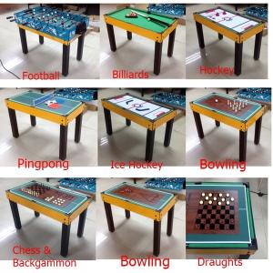 China New Style Multi Game Table Soft Handle Football Game Table With Colorful Player wholesale