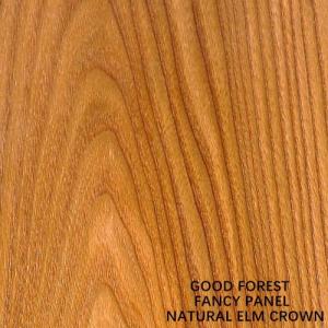China Fancy Natural Elm Crown Wood Veneer Plywood MDF Chipboard Standard Size 2440*1220mm For Door And Furniture E1 E0 P1 P2 wholesale
